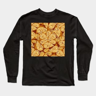 Abstract Floral Seamless Pattern Long Sleeve T-Shirt